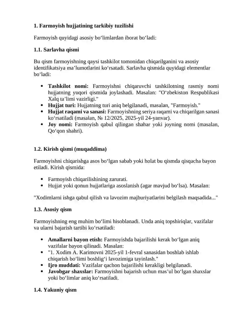Sohaviy farmoyish hujjatlari 4