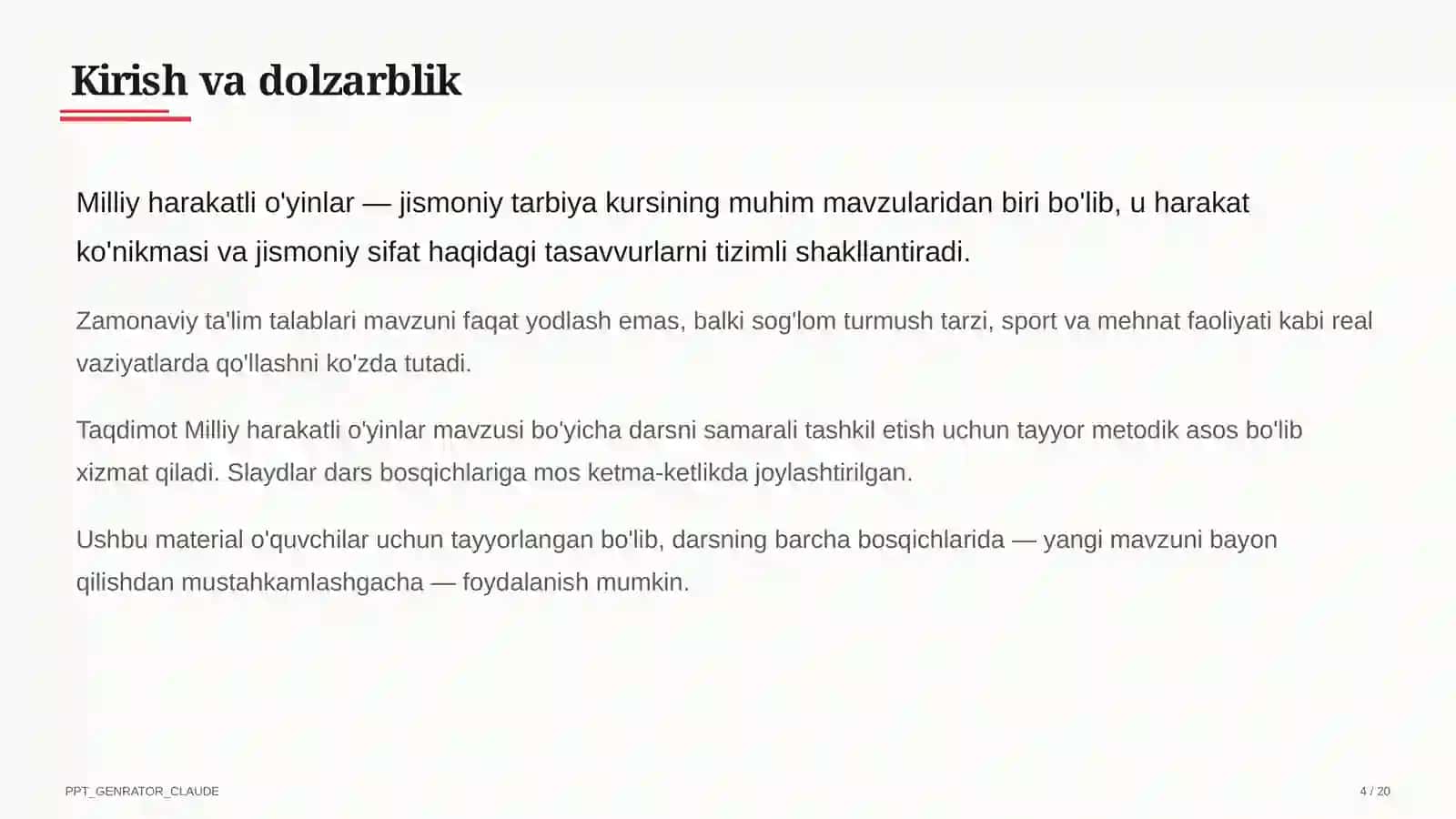 Milliy harakatli o'yinlar (4-sinf) 4