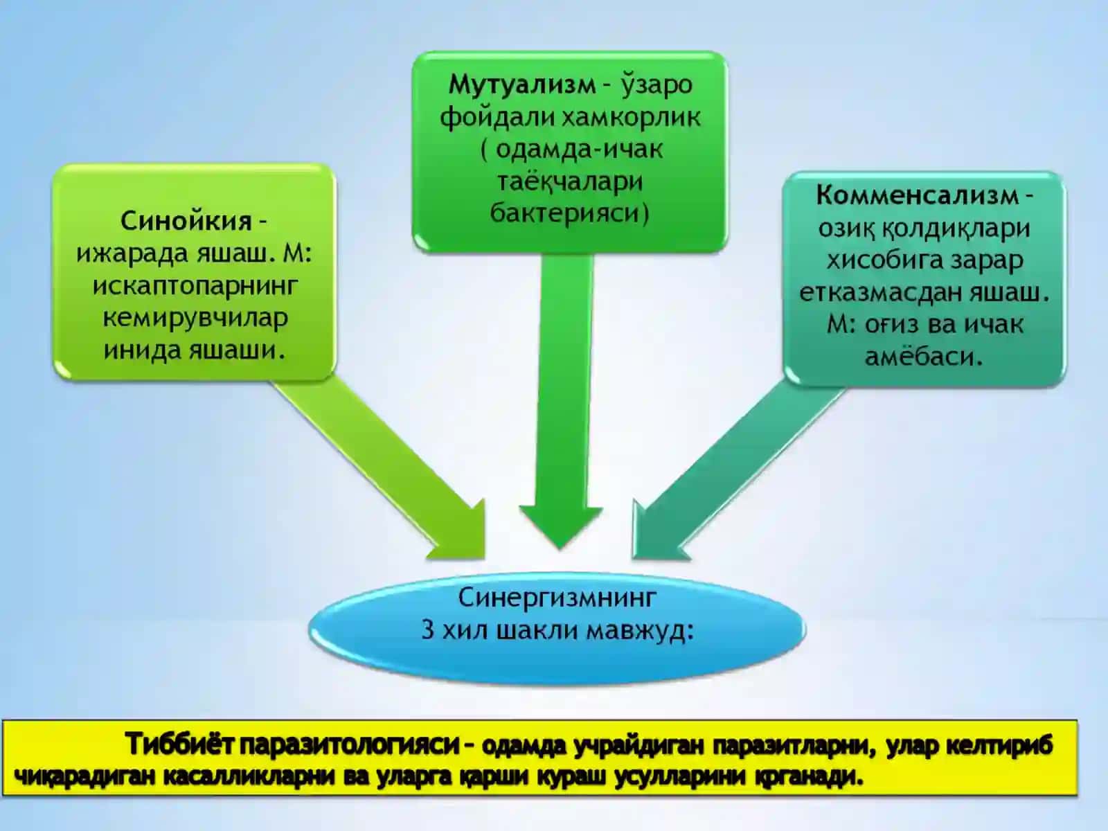 Тиббиёт биологияси ва генетика - Паразитлилик 4