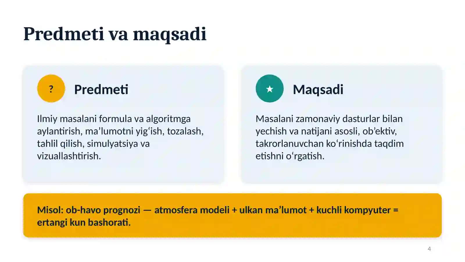 Ilmiy dasturiy ta’minot 4
