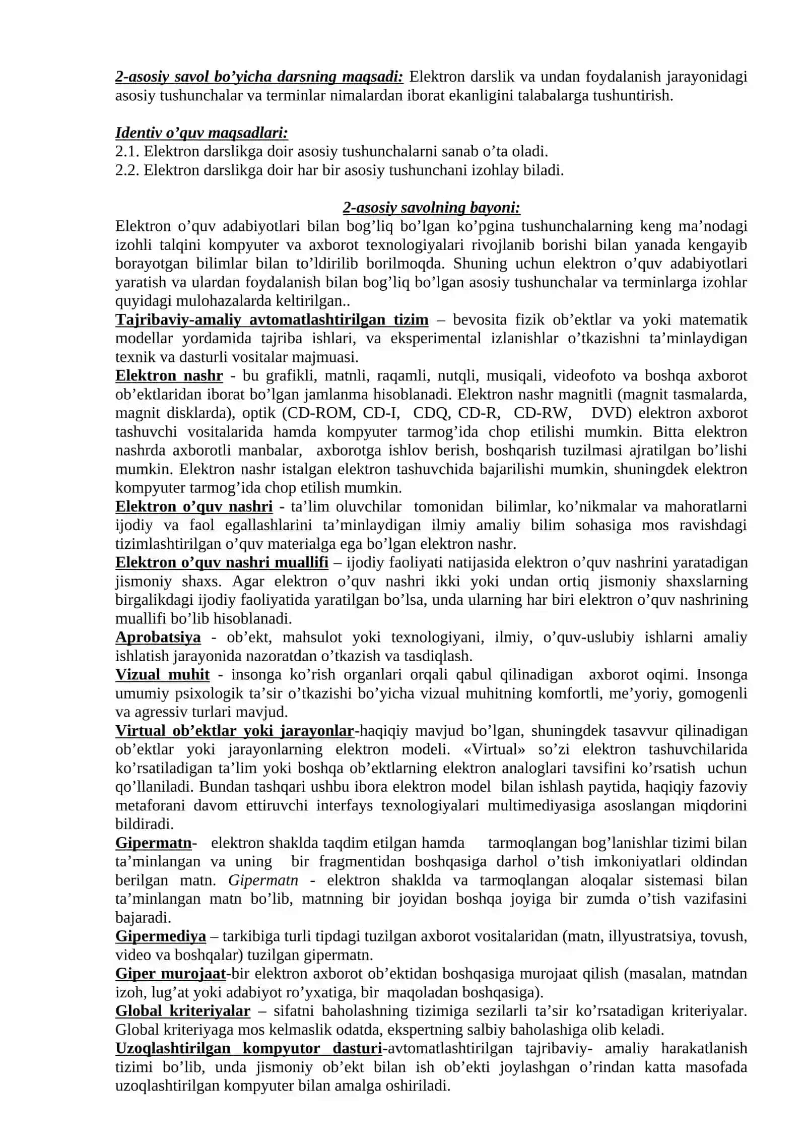 Elektron darslik tushunchasi (5-Mavzu) 4