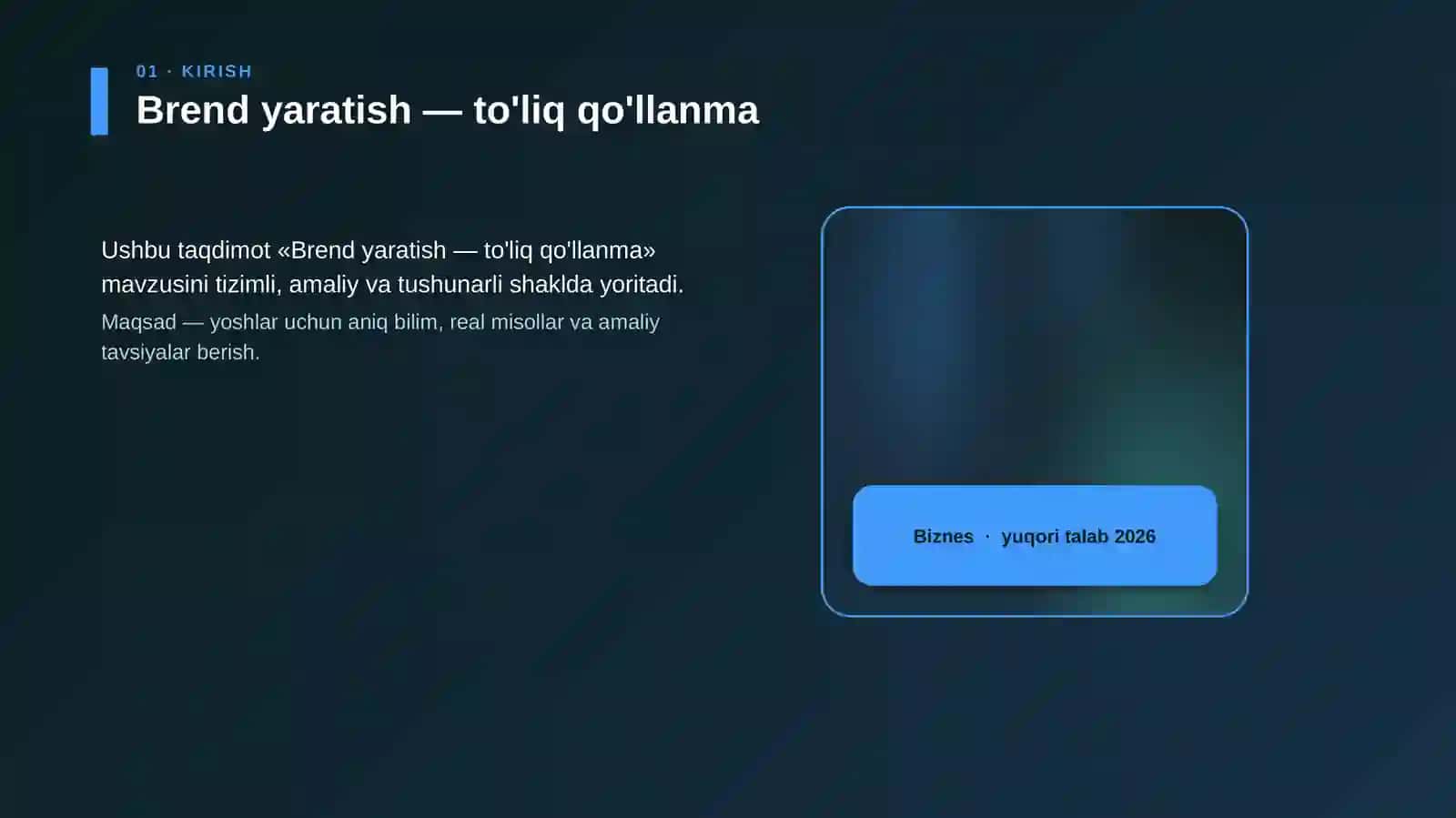 Brend yaratish — to'liq qo'llanma 4