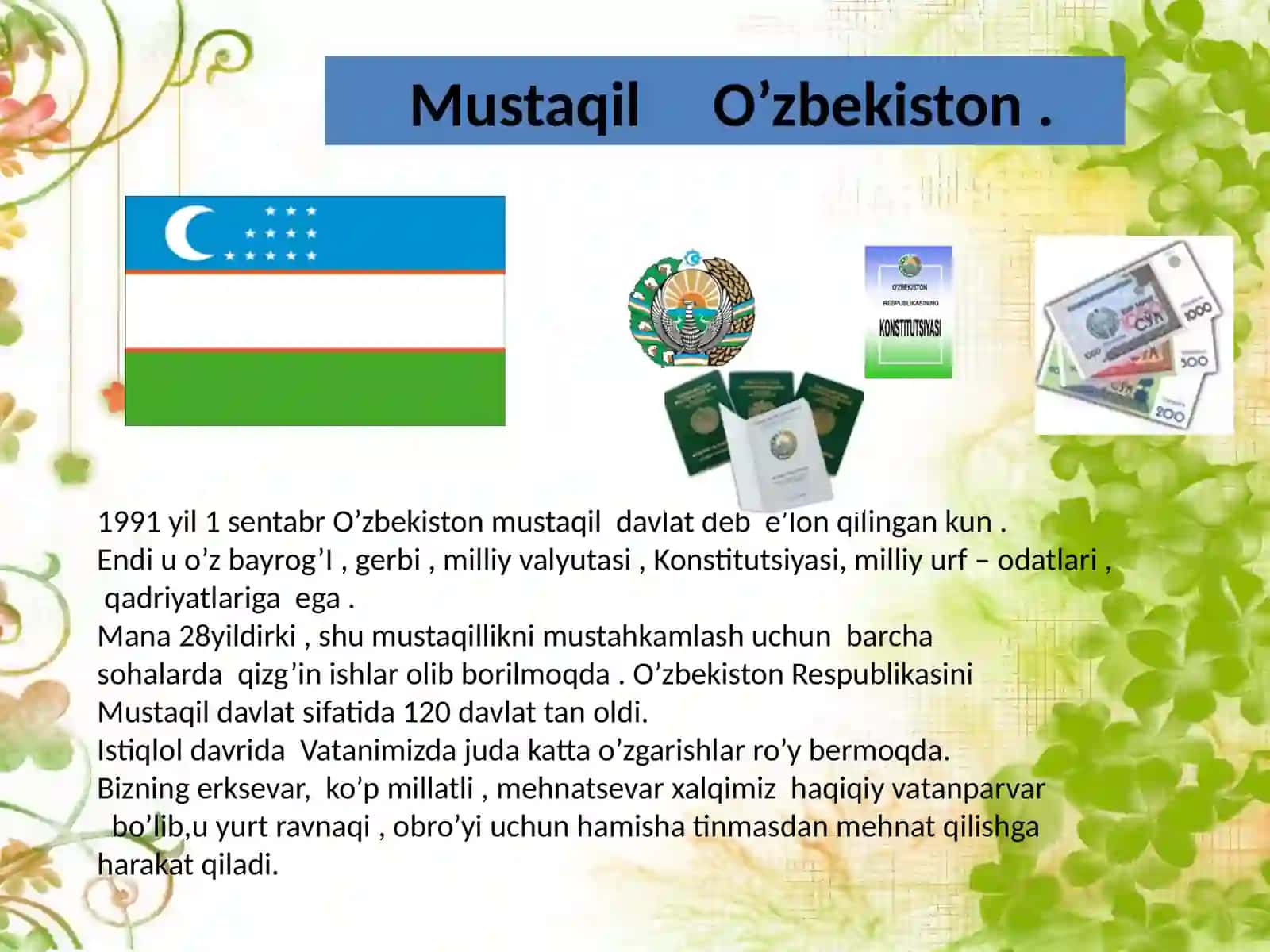 BOSHLANG’ICH SINF DARSLARIDA FOYDALANILADIGAN TEXNOLOGIYALARDAN NAMUNALAR 4