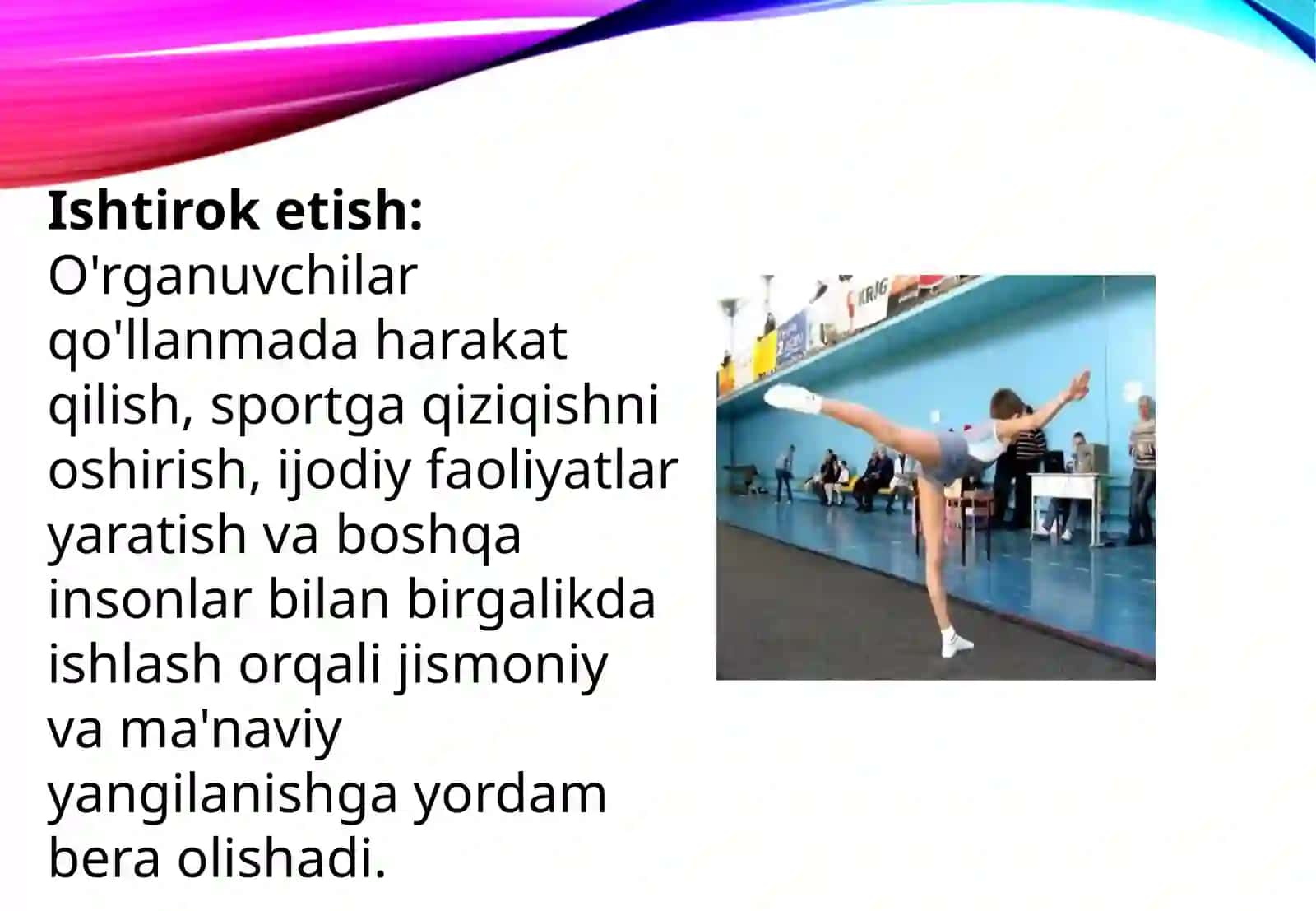 Gimnastikada umumiy va maxsus tayyorgarlik mashqlari bo'yicha mahoratini oshirish 4