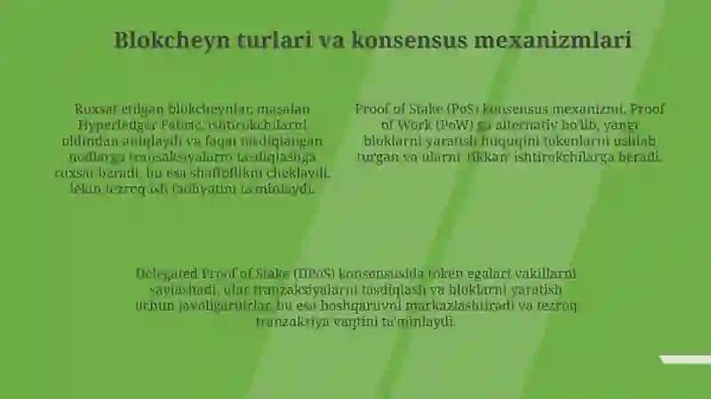 Blokcheyn texnologiyasi va undan foydalanish yollari 4