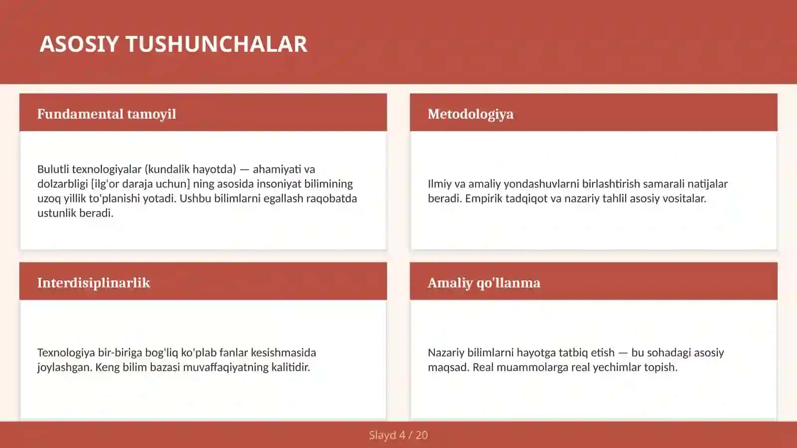Bulutli texnologiyalar (kundalik hayotda) — ahamiyati va dolzarbligi [ilg'or daraja uchun] 4