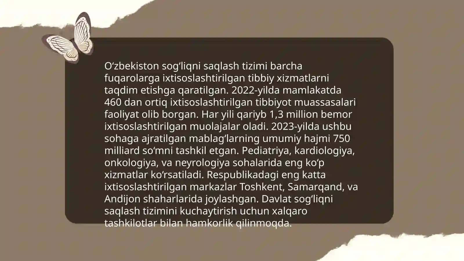 Malakali va iqtisoslashtirilgan tibbiy yordamni tashkil etish 4
