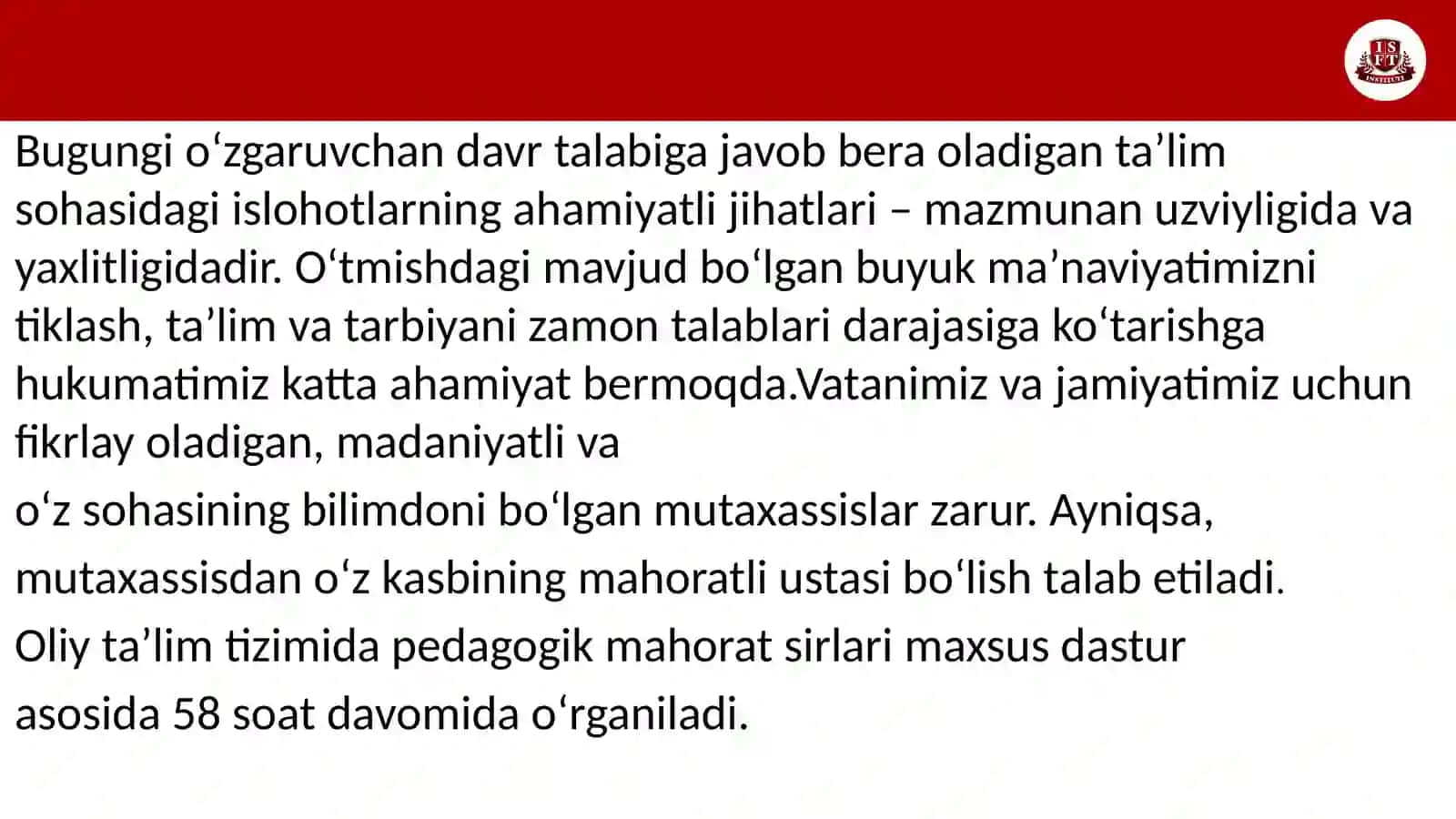 Pedagogik maharotning mazmuni va uning shakllantirish usullari 4