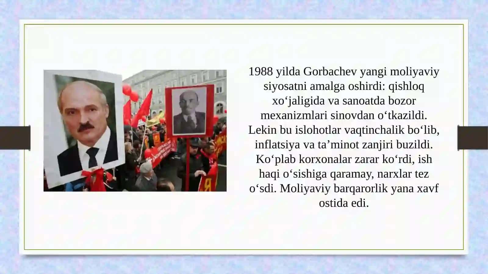 Sovet ittifoqining qulashi va moliyaviy xavfsizlik muammolari 4