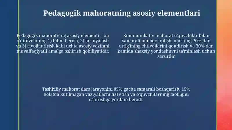 Pedagogik mahorat 4