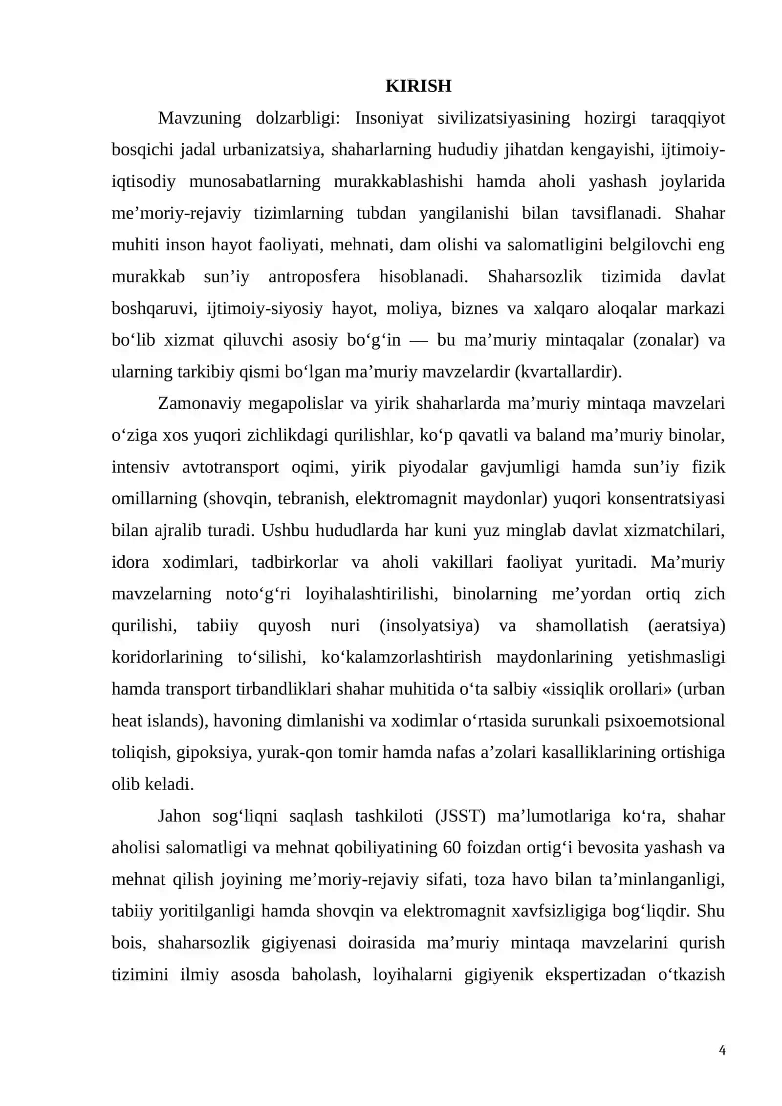 MA’MURIY MINTAQA MAVZELARINI QURILISH TIZIMINI GIGIYENIK BAHOLASH 4