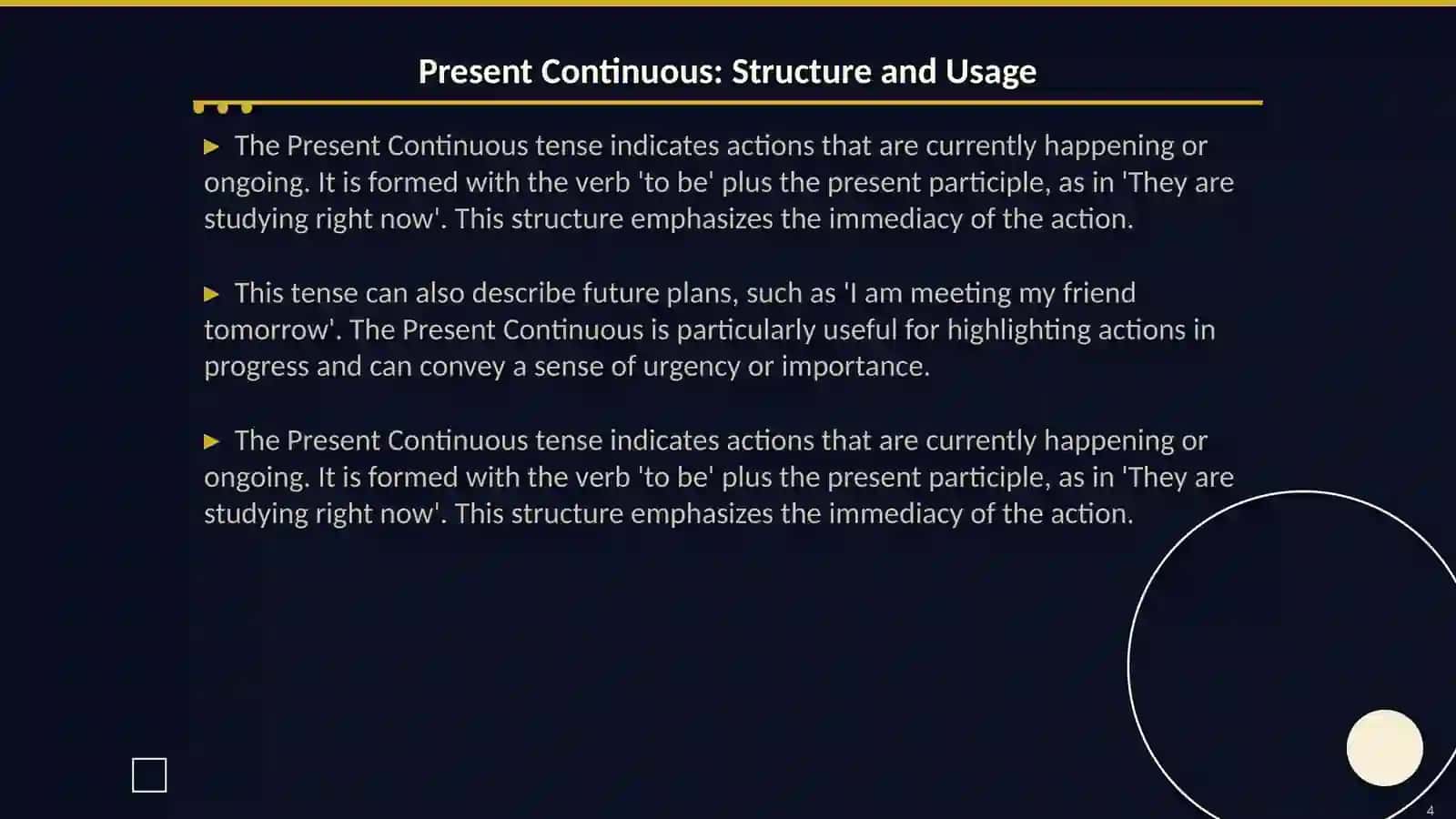Present Tenses: Present Simple; Cont Perfect 2 Past Tenses: Past Simple; Cont; Perfect 3. Future Tenses 4 Modal veros: Present - Past 4