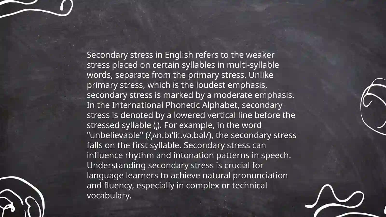 Primary Stress 4
