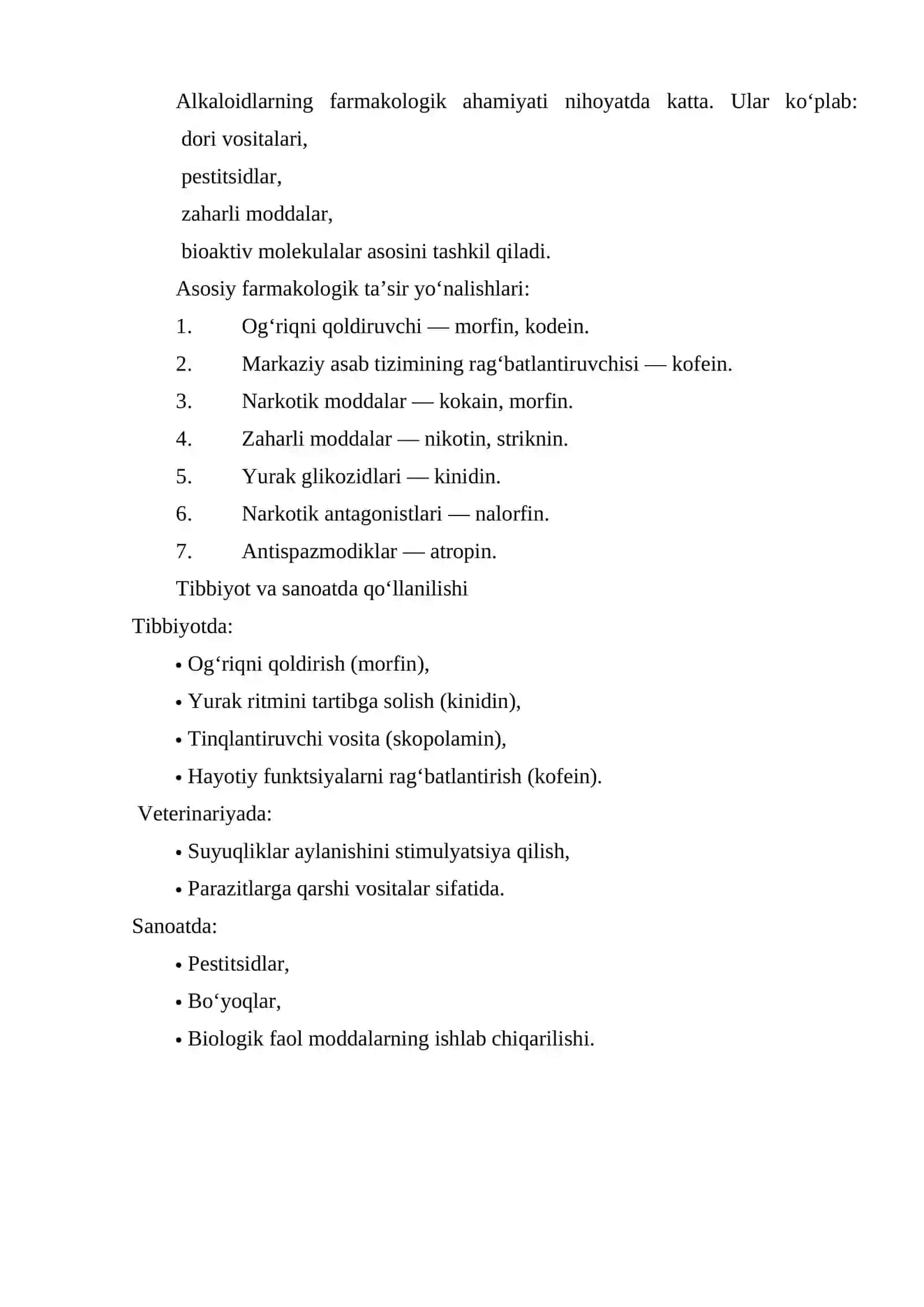 [ALKALOIDLAR.GETEROTSIKLIK BIRIKMALARNI OLISH USULLARI] 4