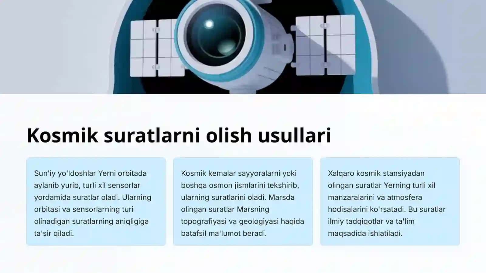 Kosmik suratlar va ularning turlari 4
