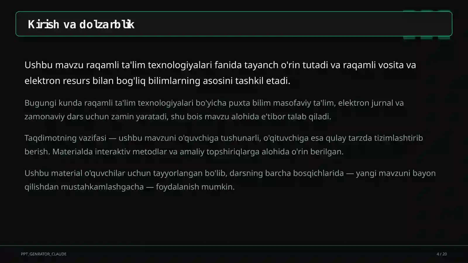 Ta'lim analitikasi: o'quvchi natijalarini tahlil qilish 4