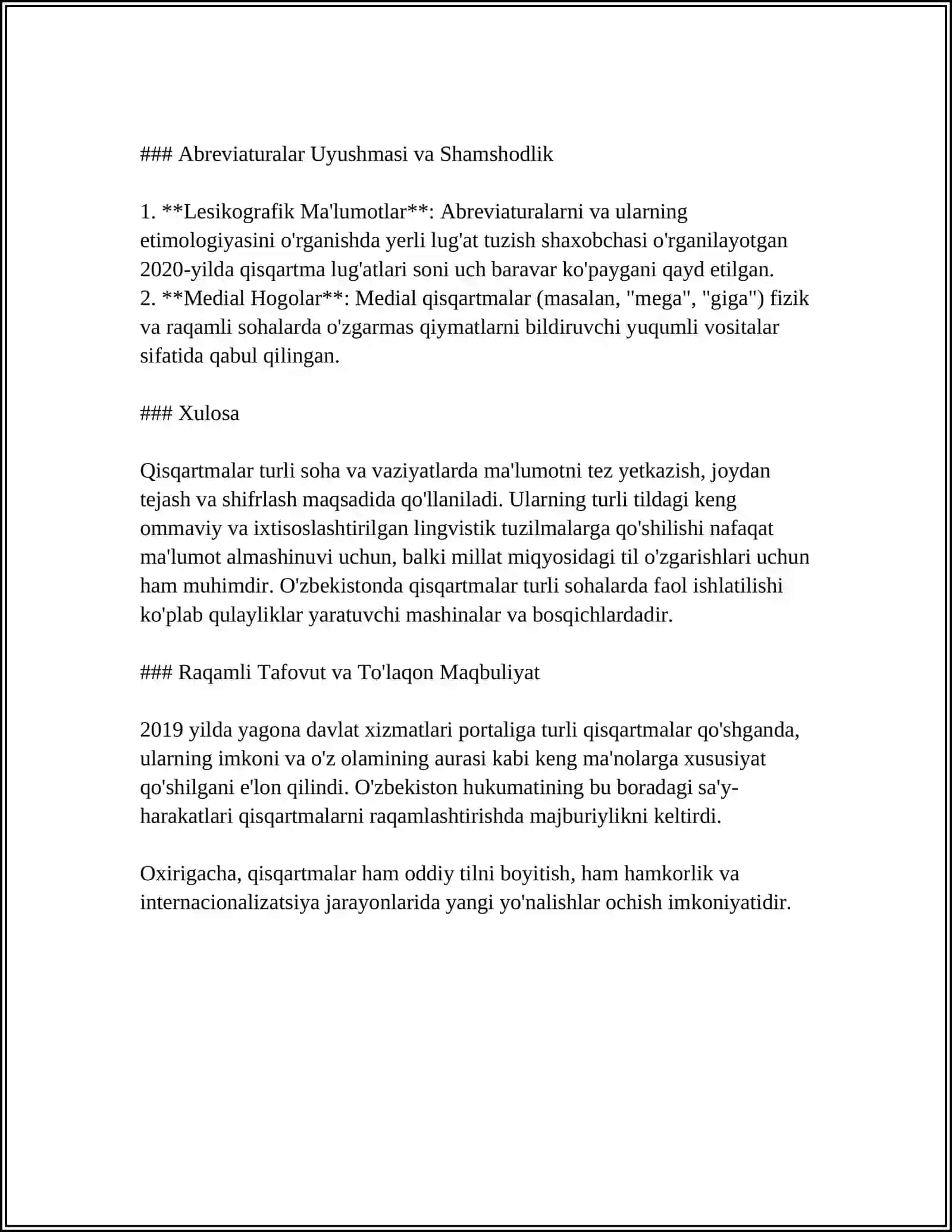 SOHAGA OID QISQARTMALAR 4