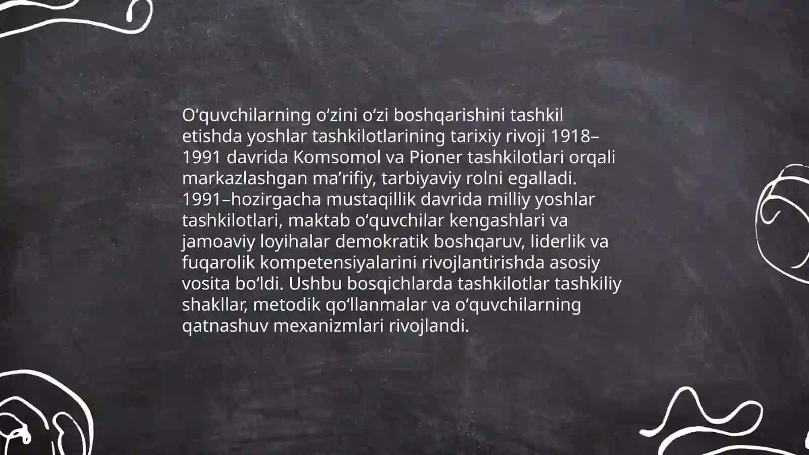Jamoa faoliyatini tashkil etish shakllari 4