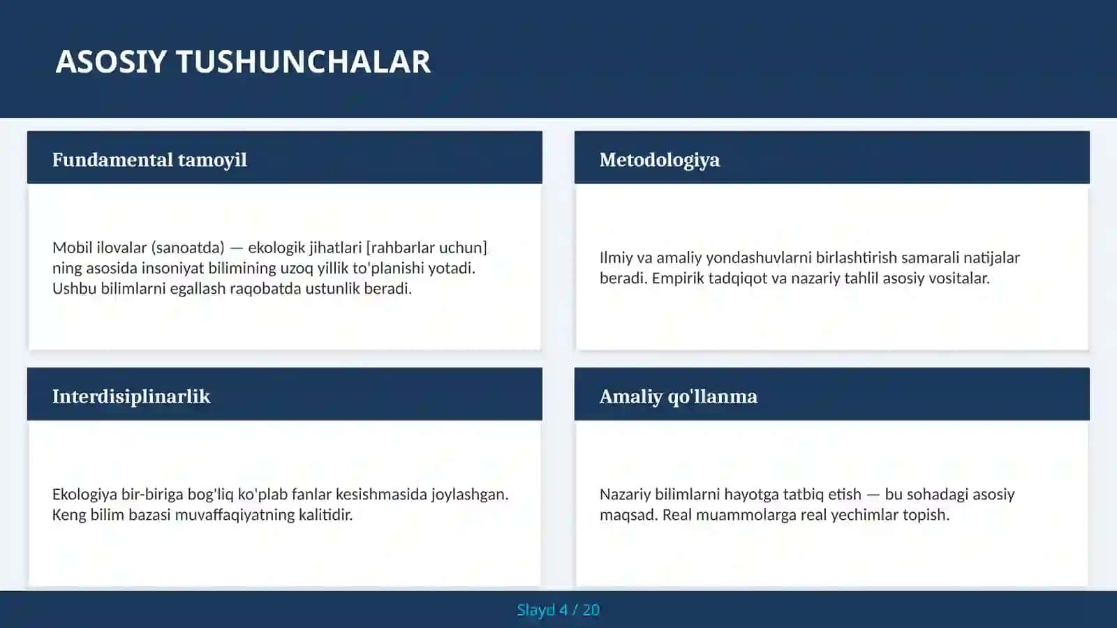 Mobil ilovalar (sanoatda) — ekologik jihatlari [rahbarlar uchun] 4
