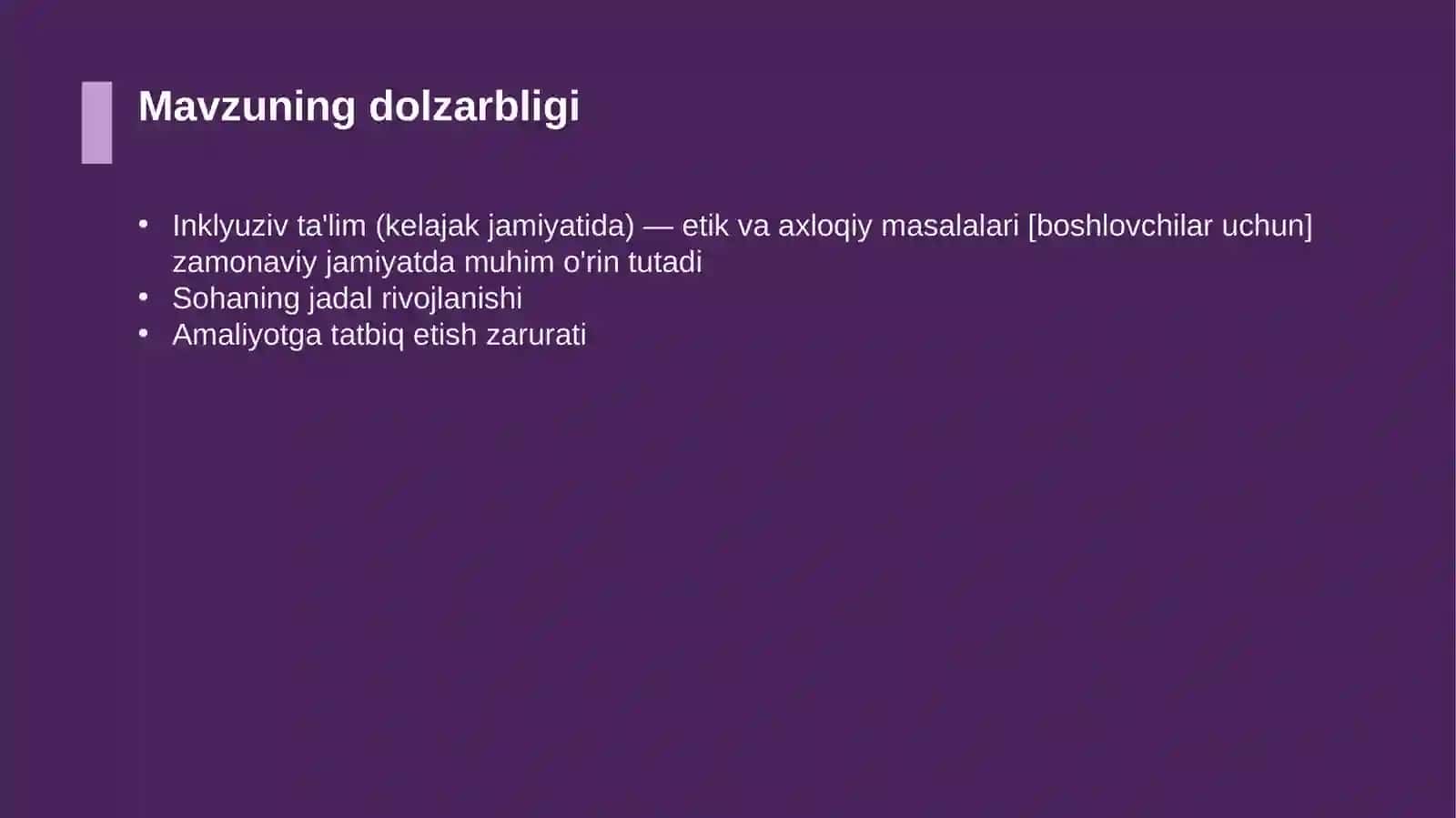 Inklyuziv ta'lim (kelajak jamiyatida) — etik va axloqiy masalalari [boshlovchilar uchun] 4