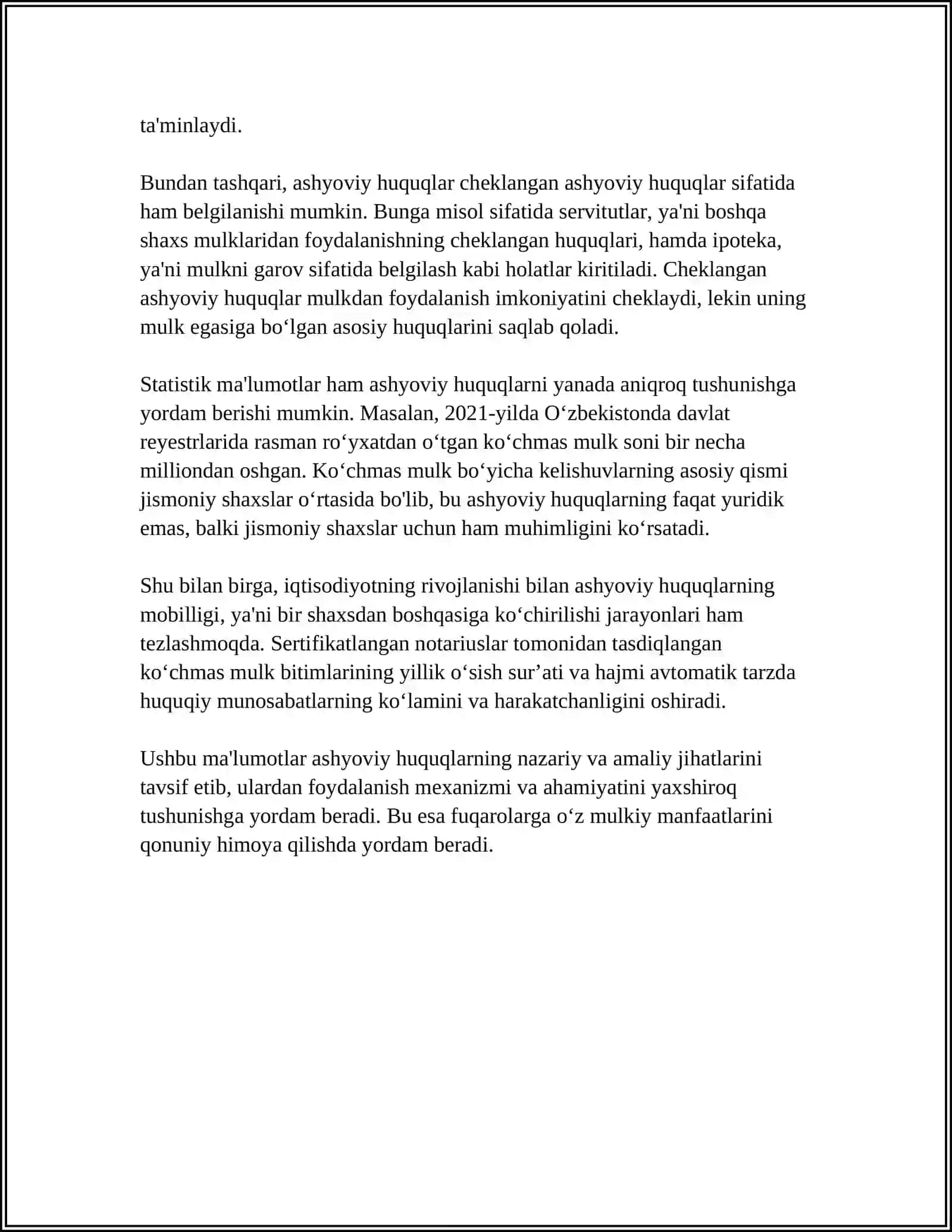 ASHYOVIY HUQUQLARNI KOLLIZION MASALALAR 4