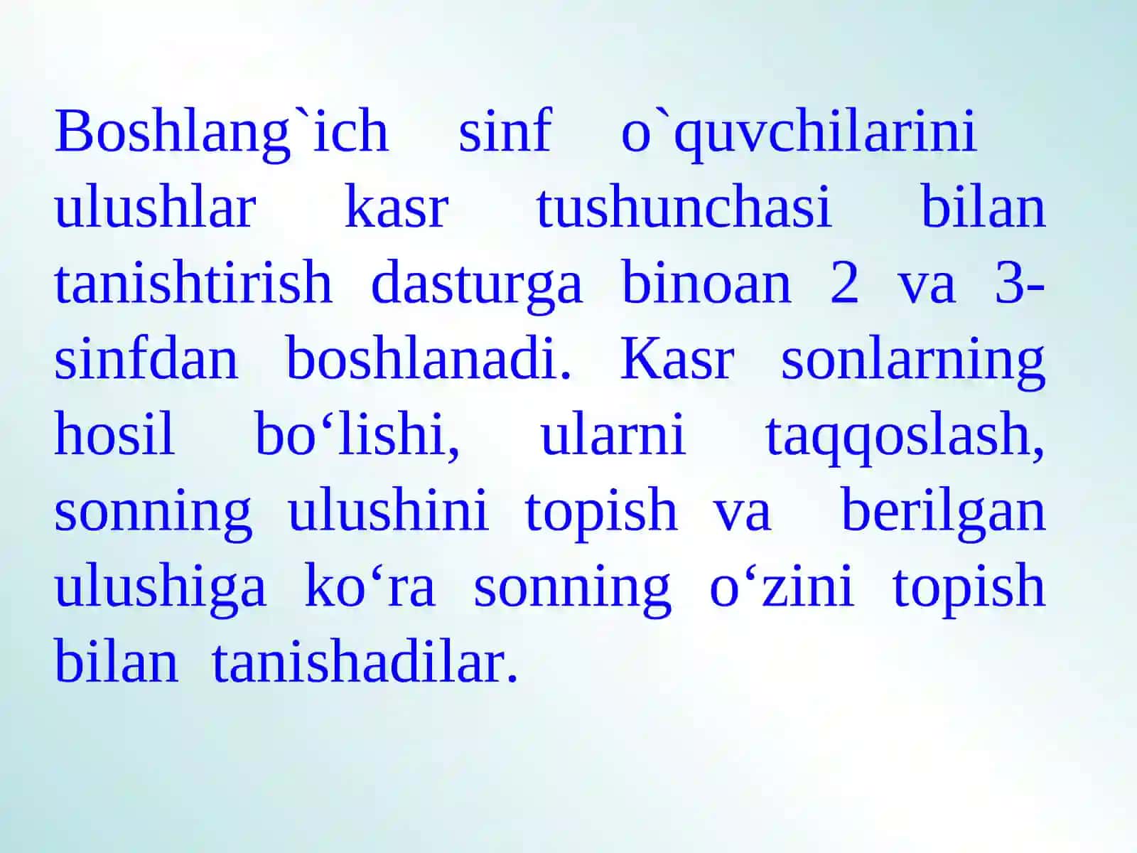 Manfiy son va kasr tushunchasining vujudga kelishi haqida tarixiy ma'lumot . 4