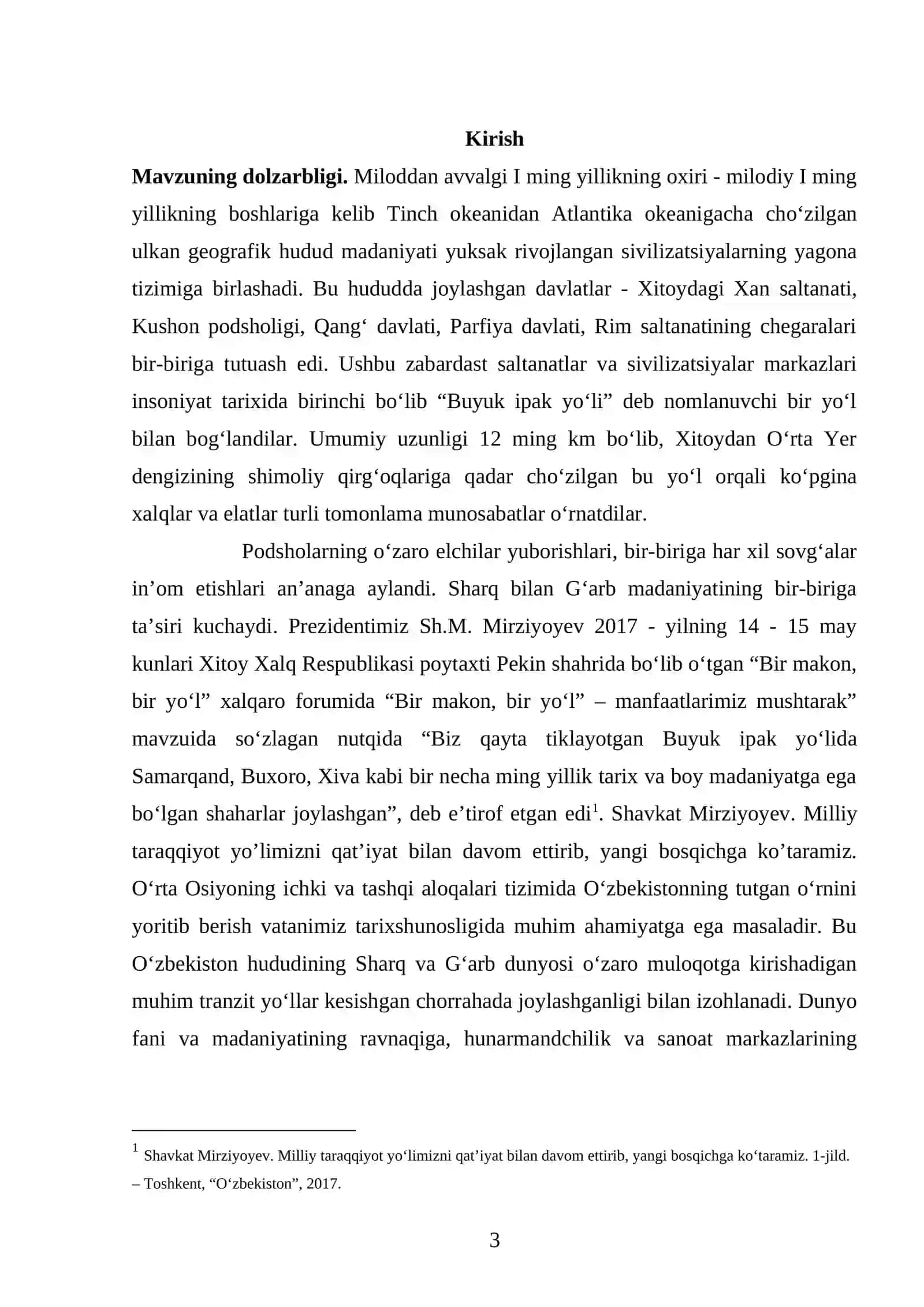 Ipak yo ‘lining o‘rta asrlardagi rivojI KURS ISHI 2026 YIL 4