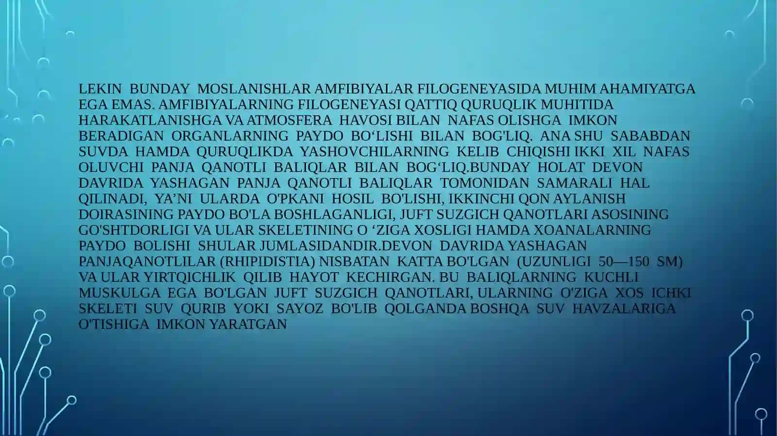 SUVDA HAM QURUQLIKDA YASHOVCHILAR QURUQLIKKA CHIQISH SABABLARI VA MOSLANISH XUSUSIYATLARI 4