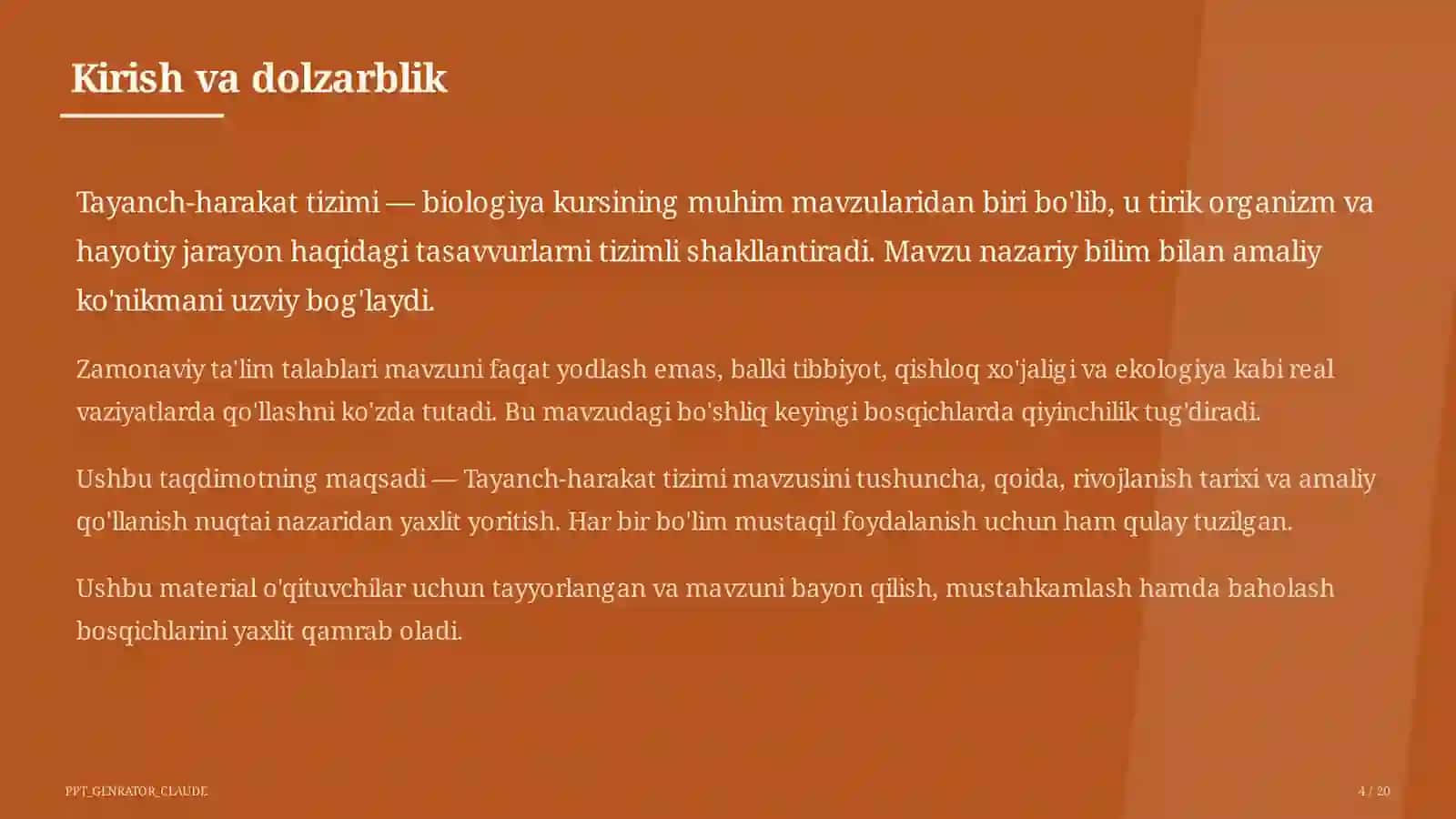 Tayanch-harakat tizimi (8-sinf) 4