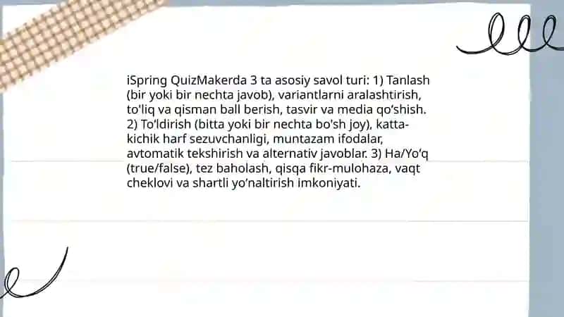 iSpringda test va 3D kitob yaratish 4