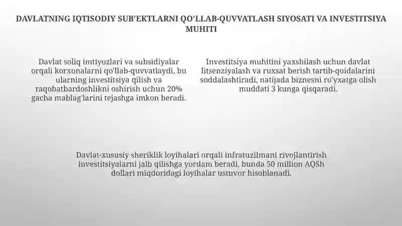 Ekonomikanı modernizaciyalaw sharayatında xojalıq jurgiziwshi subyektler 4