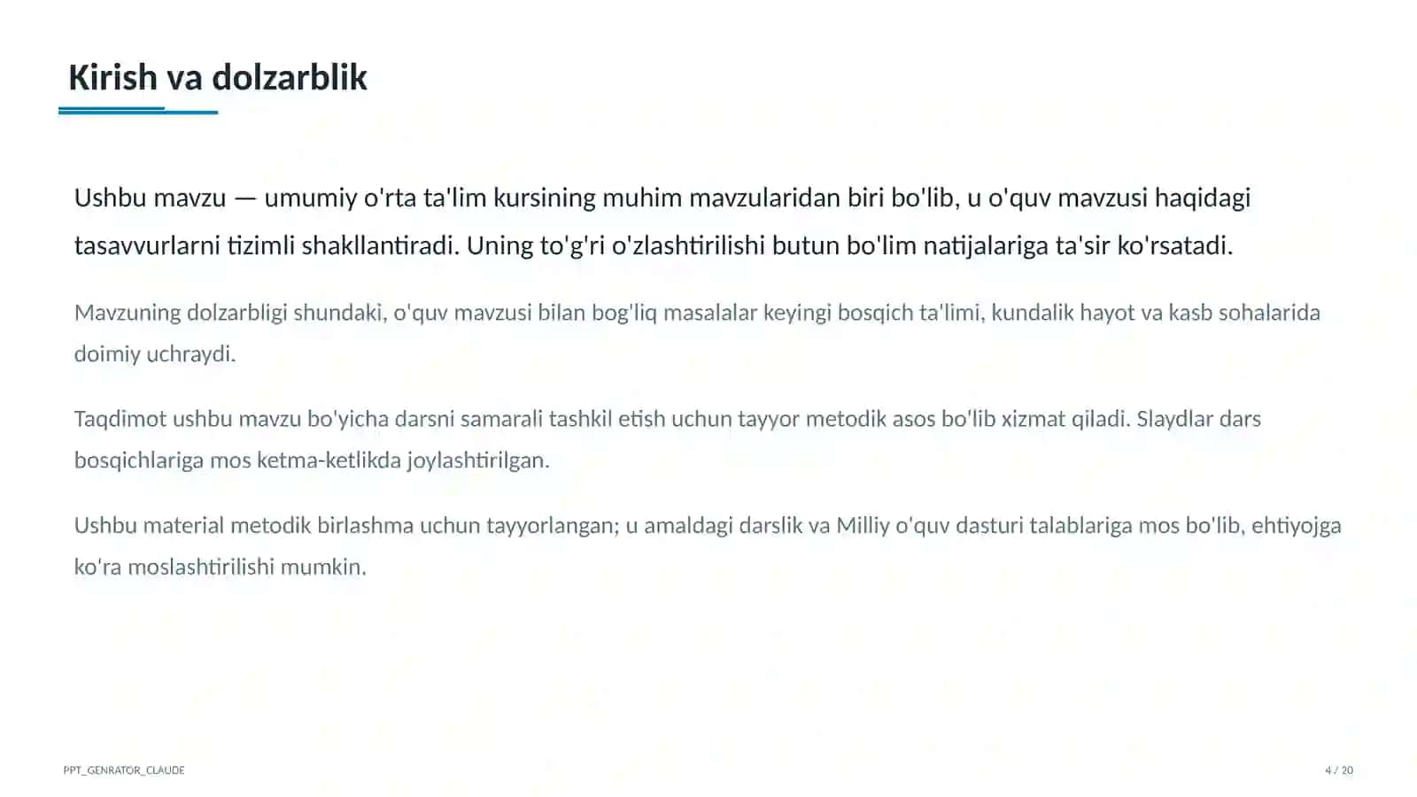 Dolzarb mavzular 4