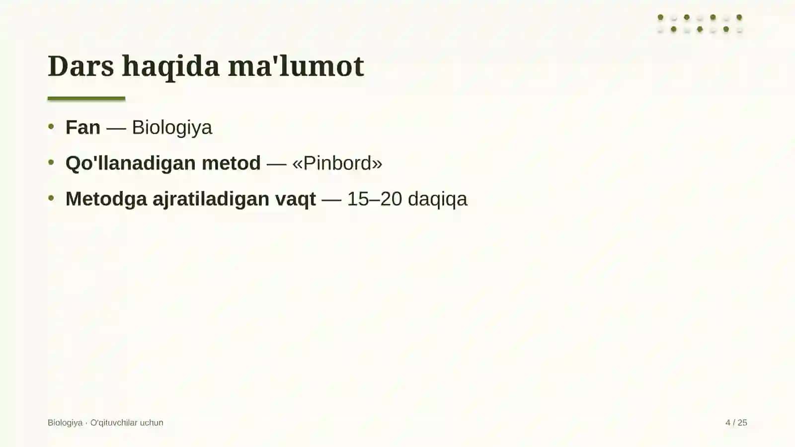 biologiya darslarida pinbord metodidan foydalanish 6219 4