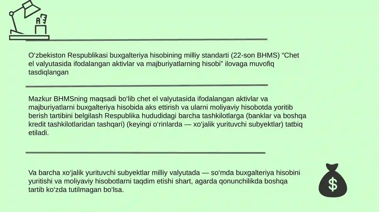 Valyuta kurslaridagi oʻzgarishlardan foyda yoki zararlar hisobi 4