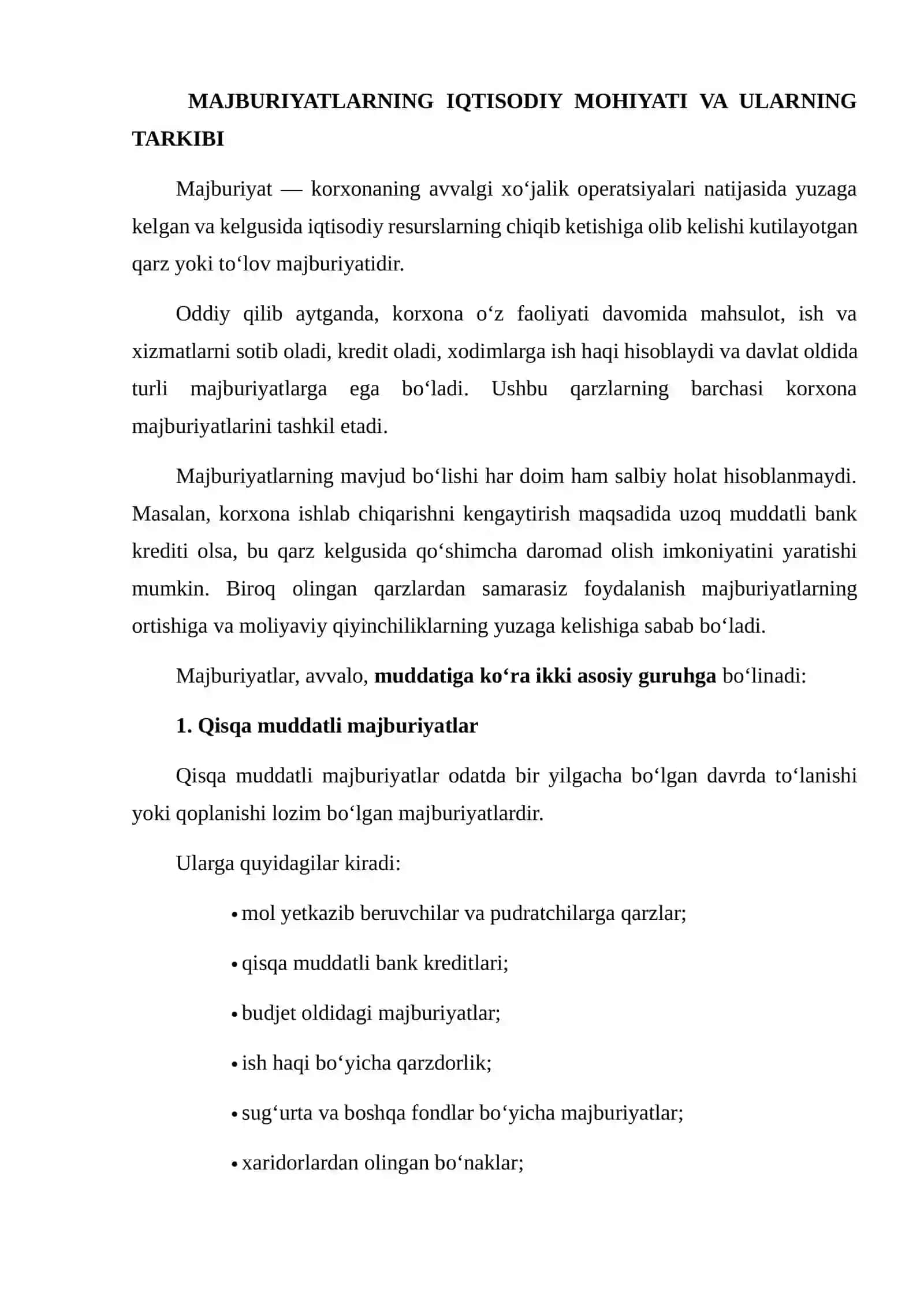 Majburiyatlar Tarkibi va Dinamikasini Tahlil Qilish 4