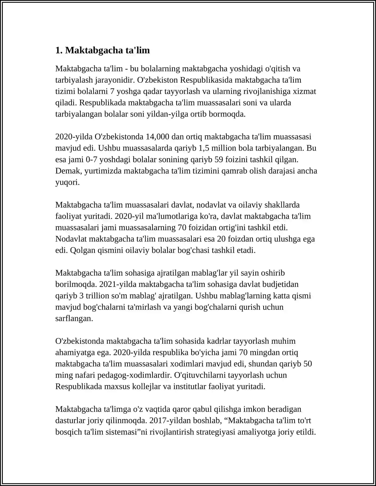 O‘zbekiston Respublikasi Ta’lim Tizimi 4