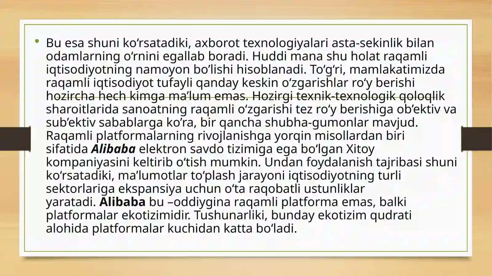 Raqamli iqtisodiyotning ijobiy va salbiy tomonlari 4