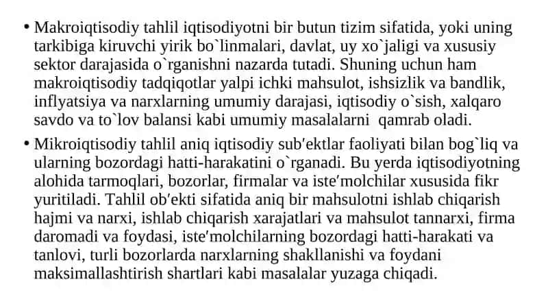 Mikroiqtisodiyot fani 4