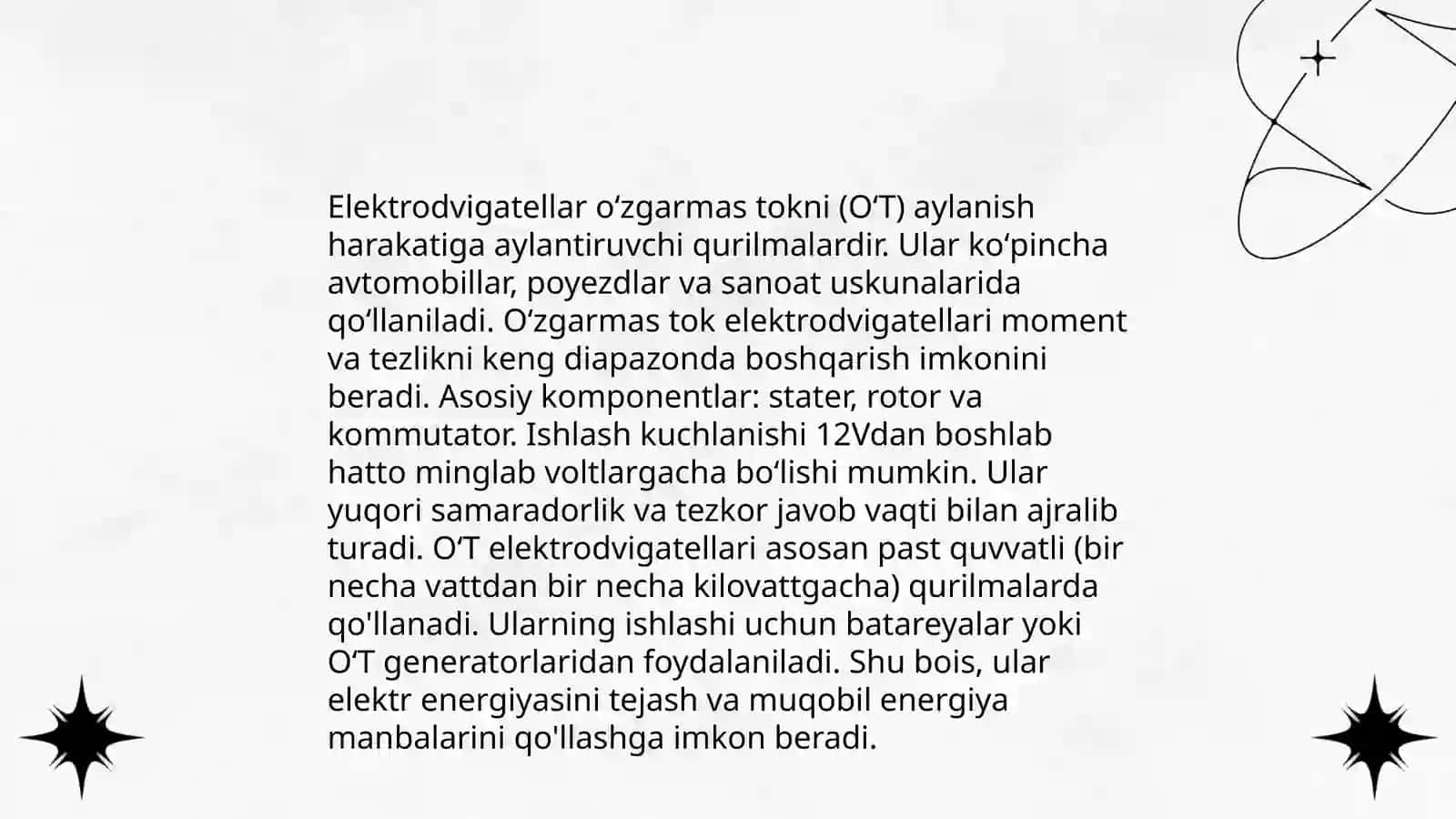 Oʻzgarmas tok qonunlari 4