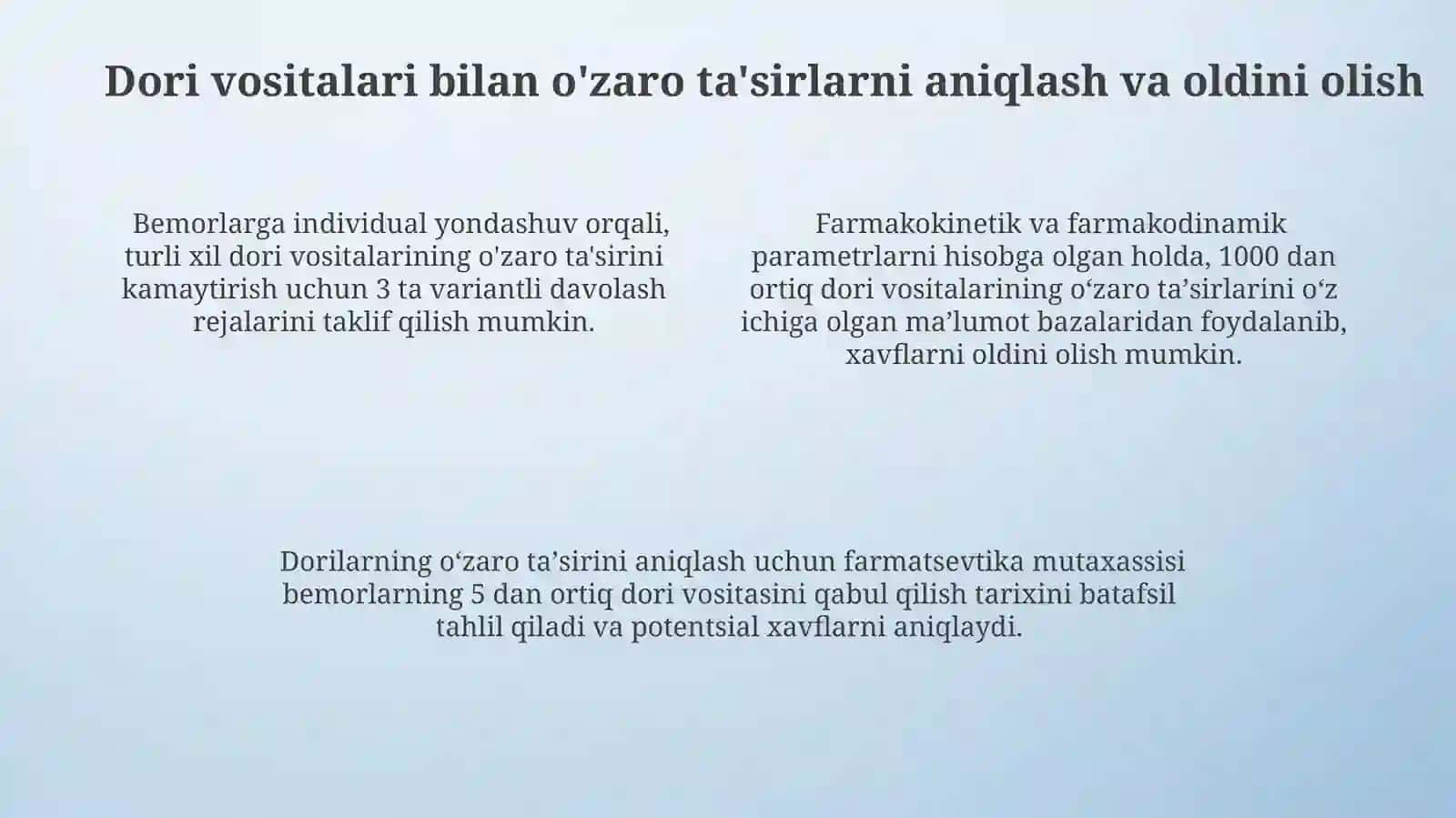 Farmatsevt mutaxassisning dori ta'minoti tizimidagi roli 4