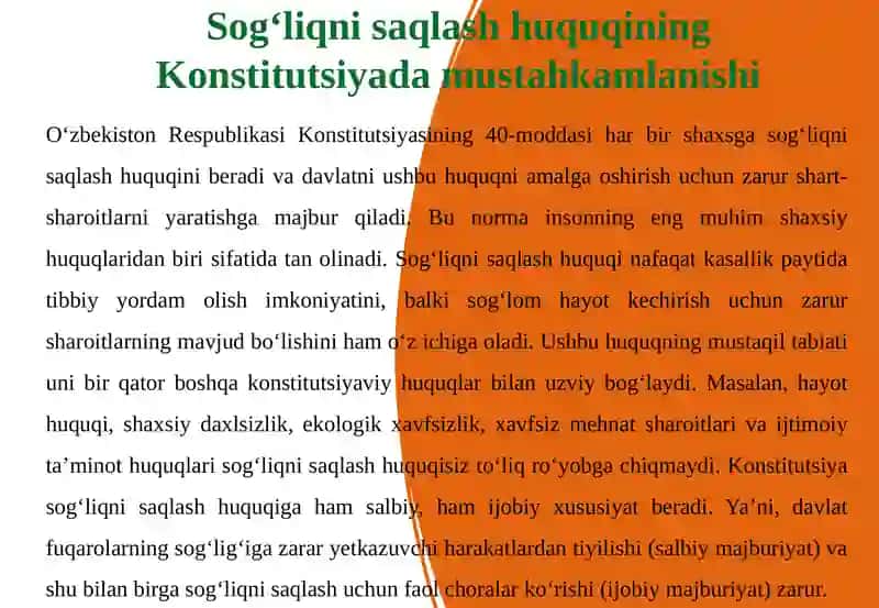 O‘zbekistondagi Tibbiyot Tizimi Takomillashuvi 4