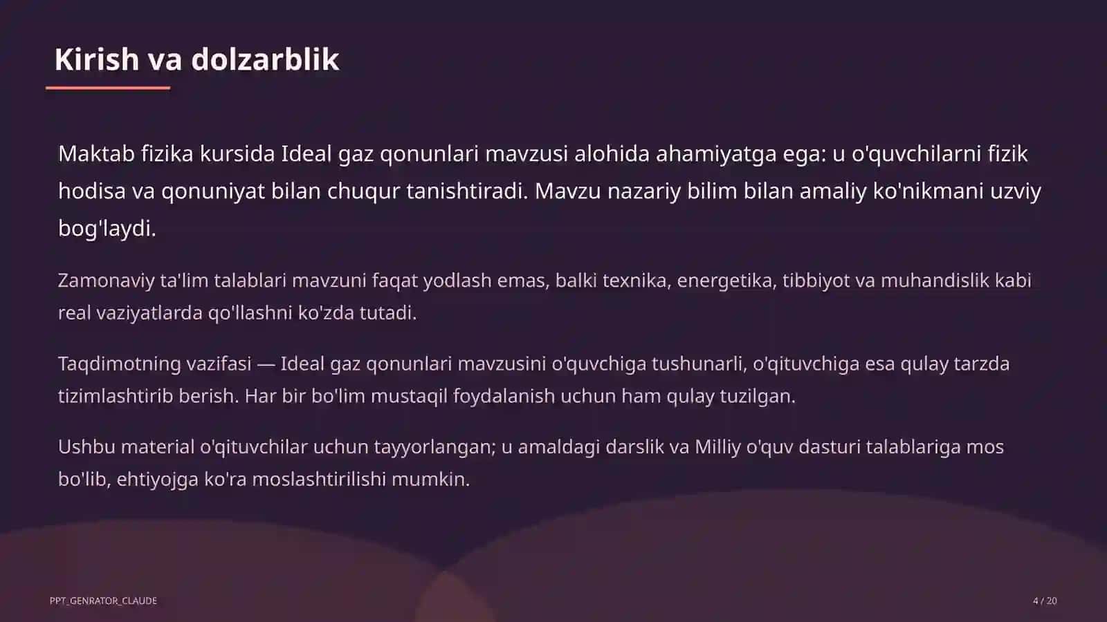 Ideal gaz qonunlari (10-sinf) 4