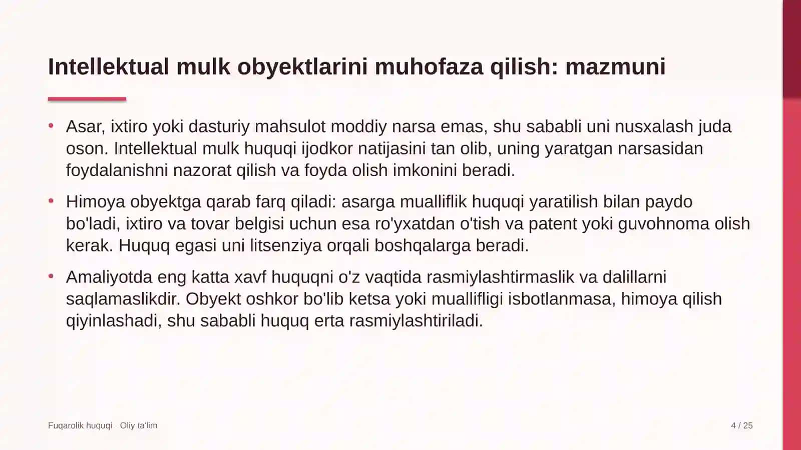 mikroelektronika sohasida intellektual mulk obyektlarini huquqiy muhofaza qilish 9397 4