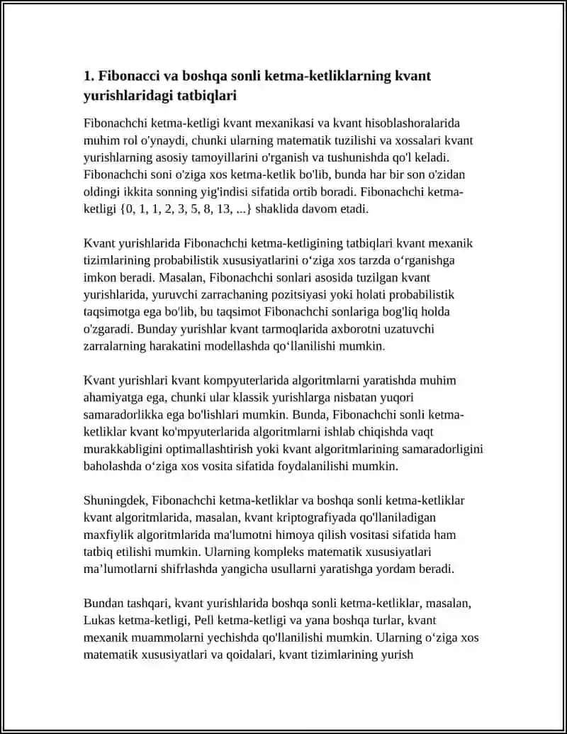 SONLI KETMA KETLIKLARNI KVANT MEXANIZMIDAGI TATBIQLARI 4