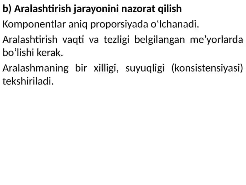 Betonaralashmalarini tayyorlashda sifat nazorati 4
