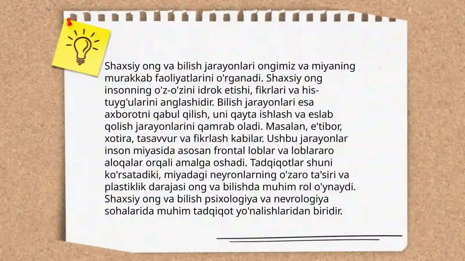 Bilishning psixologik asoslari 4