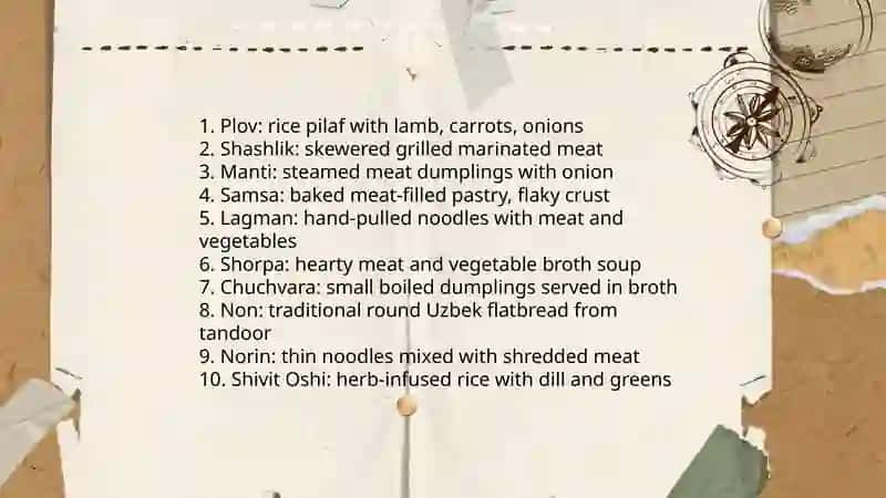 Dilnoza Davronova’s top 10 national foods of Uzbekistan 4