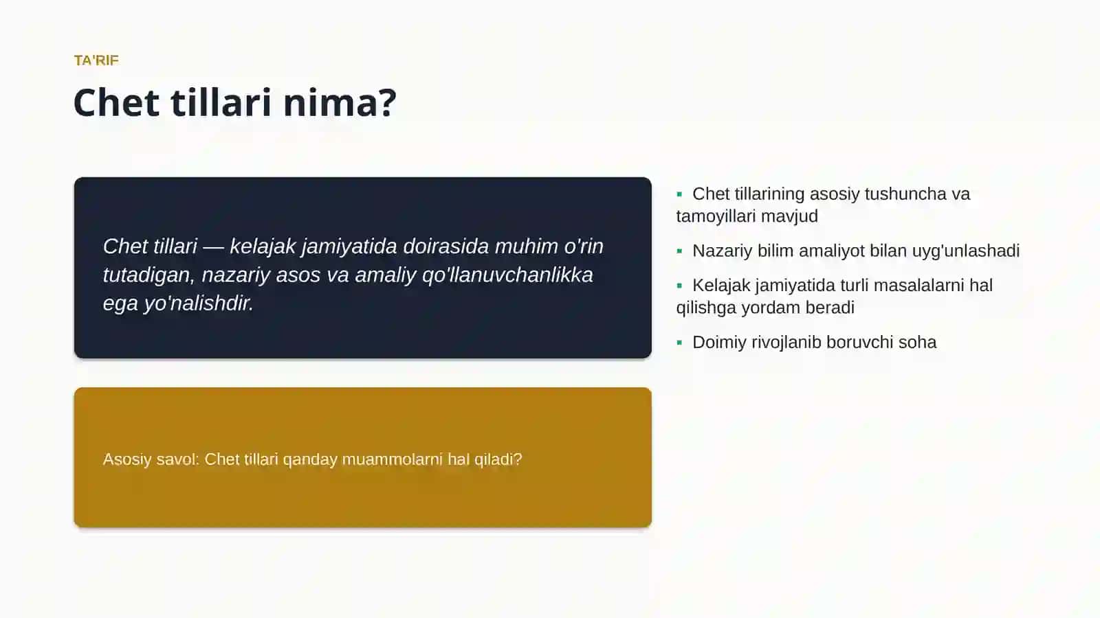 KELAJAK JAMIYATIDA 4