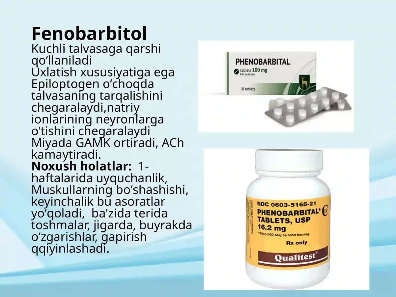 Tutqanoqqa va parkinsonizmga qarshi moddalar 4