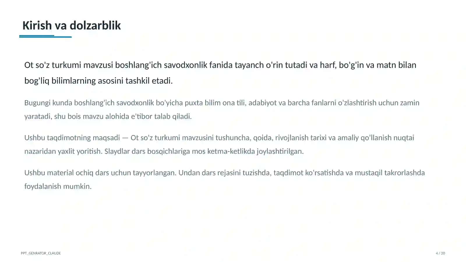 Ot so'z turkumi (3-sinf) 4